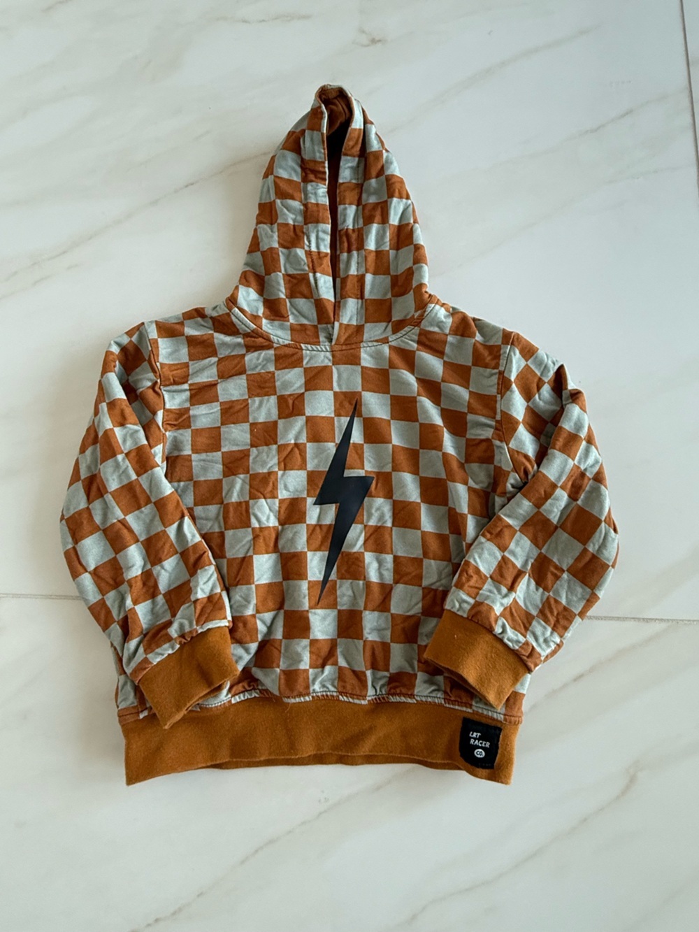 Little Rad Things Checkered Spark Hoodie - Picture 3 of 4